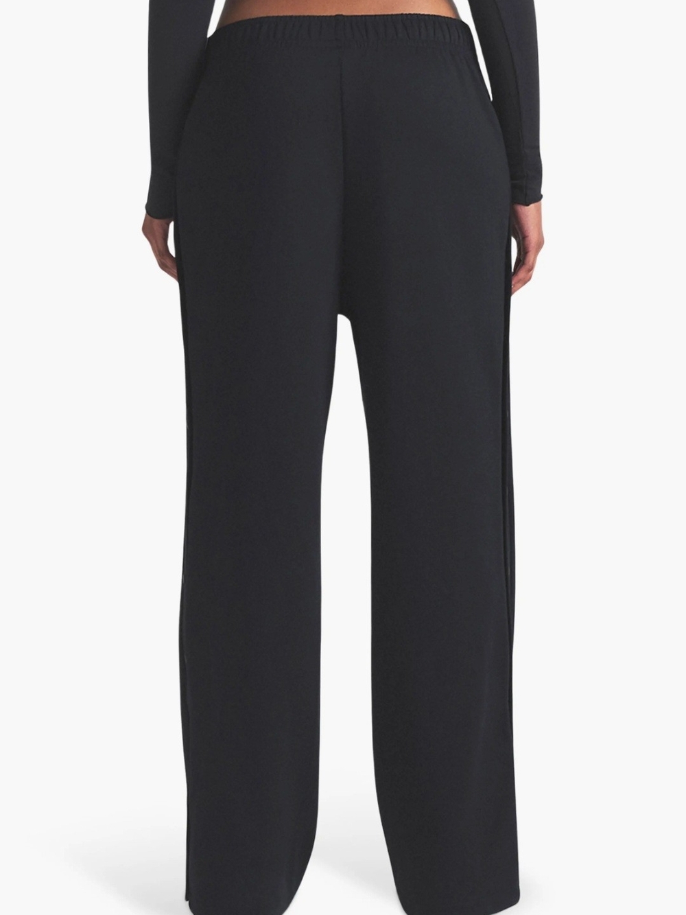 Black NiKEskims  Snap-Button Sweatpants - Picture 3 of 5